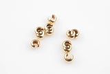 GOLD FILLED Crimp Covers- 1420 Gold Filled- USA made