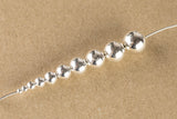925 Sterling Silver Beads Seamless Beads WHOLESALE 925 Made in USA 2.5mm 3mm 4mm 5mm 6mm 7mm 8mm 9mm 10mm 12mm 925 Sterling silver Round