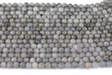 Natural 8mm Labradorite Matte or Faceted Strands 15.5 - 16 inches Smooth Gemstone Beads