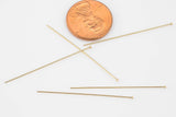 Gold Filled Head Pin Headpins - 24 Ga- 14/20 Gold Filled- USA Product-1.5 Inches- 10 pieces per order