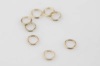 Gold Filled Closed Ring- 22 Gauge- 14/20 Gold FIlled- USA Made- Perfect for Fine Work- 10 pieces per order