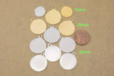 Custom Laser Charms Stainless Steel Personalized Charms - Your Text Here - Laser Engraved Silver Gold Polished-50 Fonts-Bulk Price-14mm 20mm