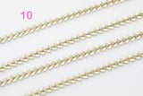 Sale!!! Feather Chevron Chain Brass in Enamel. By THE YARD / 3 feet