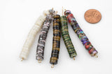 18pcs Tortoise Shell Acetate Heishi beads -6mm 8mm 10mm- 1b