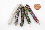 18pcs Tortoise Shell Acetate Heishi beads -6mm 8mm 10mm- 1b