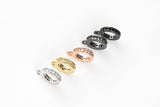 CZ Bail - Replacement Bails - Exclusive Item - 8mm, hole size 5mm - Gold, Silver, Gummetal, Tarnished Silver, White Gold, Platinum Rose Gold