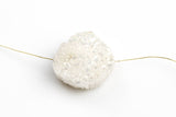 MYSTIC OVAL DRUZY Pendant / beads. Small or Large. Ab finish. 0.50 to 0.8 inch long. 4 pieces.