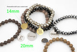 8mm Stackable Crystal Elastic Bracelets - Handmade with High Quality Elastic - WHOLESALE- 8mm 7.5"