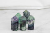 1 Pc Natural Rainbow Fluorite Obelisk Tower Point wand healing crystal