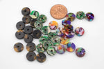 18pcs Tortoise Shell Acetate Heishi beads -6mm 8mm 10mm- 1b