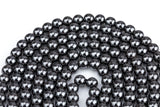 HEMATITE Gray Hematite Beads Smooth Round Beads AAA 2mm 3mm 4mm 6mm 8mm 10mm 12mm 15.5" Strand