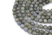 Natural Labradorite Beads Faceted Round 6mm 8mm 10mm 12mm Gemstone Beads