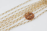 3x5mm Oval Rolo Chain Gold Fill Chain -- By the Foot Permanent Jewelry Chain