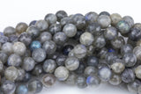 Natural Labradorite, AA High Quality in Faceted Round- 6mm, 8mm, 10mm Gemstone Beads