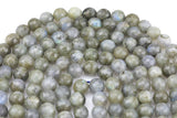 Natural Labradorite, High Quality in Faceted Round- Medium Dark 4mm, 6mm, 8mm, 10mm, 12mm, 14mm Gemstone Beads