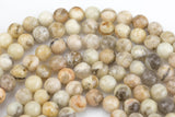 Natural Autumn Jasper, High Quality in Faceted Round, 6mm, 8mm, 10mm, 12mm- Full 15.5 Inch Strand Gemstone Beads