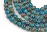 Natural Apatite Diamond Cut Facted Round sizes 8mm, 10mm- Full 15.5 Inch strand AAA Quality Smooth Gemstone Beads