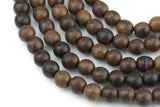 Natural Brown Sandal Wood, High Quality in Round, 6mm, 8mm, 10mm Gemstone Beads