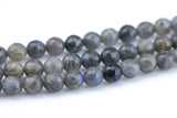 Natural Labradorite, AA High Quality in Faceted Round- 6mm, 8mm, 10mm Gemstone Beads