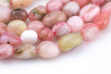 Natural Pink Opal Nuggets Beads -16 Inch strand - Wholesale pricing AAA Quality- Full 16 inch strand