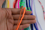 AFRICAN VINYL Beads Soft 4mm Heishi beads Clay Disc - 16 inch strand- 2 Strands Per Order- Assorted Colors