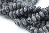Natural Marble Labradorite , Faceted Roundel- 6mm, 8mm, 10mm- Full 15.5 Inch Strand Gemstone Beads