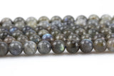 Natural Labradorite, High Quality in Round Smooth Gemstone Beads