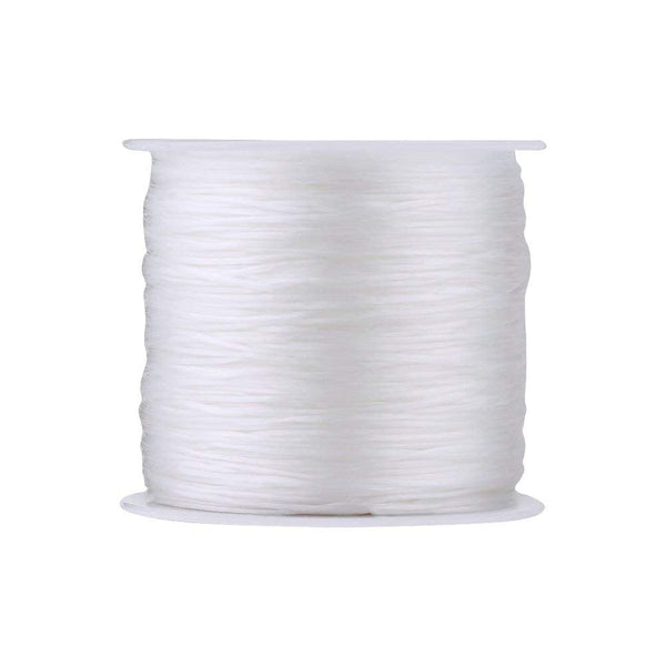 Fiber Elastic HIGH QUALITY EXTRa STRoNG Stretch cord, stretchy cord for bracelets-Generic Size- 1500 feet- Industrial Spool