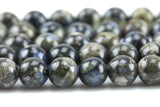 Natural Black Opal, High Quality Round- 8mm, 10mm, 12mm-Full Strand 15.5 inch Strand Gemstone Beads