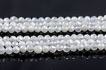 Mystic Silverite Moonstone Full Strands-15.5 inches-3mm- Nice Size Hole- Diamond Cutting, High Facets- Nice and Sparkly- Faceted Round