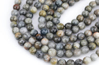 Natural Eagle Eye High Quality in Faceted Round-Full Strand 15.5 inch Strand Gemstone Beads