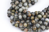 Natural Eagle Eye High Quality in Faceted Round-Full Strand 15.5 inch Strand Gemstone Beads