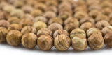 Natural Wood Jasper Faceted Round- Tiger Skin Jasper- 4mm, 6mm, 8mm, 10mm, 12mm, 14mm- Full 15.5 Inch Strand Gemstone Beads