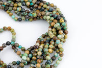 Natural Genuine Turquoise Beads - Full Strands-15.5 inches-4mm Nice Size Hole- Diamond Cutting,High Facets-Nice and Sparkly-Faceted Round