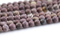 Natural Artistic Jasper Beads, High Quality in Faceted Round, 6mm, 8mm, 10mm, 12mm- Full 15.5 Strand Gemstone Beads