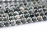 Natural Green Zebra Jasper Beads Grade AAA Faceted Round 8mm 10mm 15.5"-16" Strands Gemstone Beads