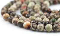 Natural Flower Agate Neutral, High Quality in Faceted Round, 6mm, 8mm, 10mm, 12mm Gemstone Beads