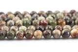 Natural Flower Agate Neutral, High Quality in Faceted Round, 6mm, 8mm, 10mm, 12mm Gemstone Beads