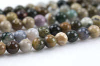 ORIGINAL Ocean Jasper Beads smooth round sizes, 4mm, 6mm, 8mm, 10mm, 12mm - In Full 15.5 inch Strand- AA Quality - Original Stock Very Rare!