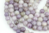 Natural Pale Pink Tourmaline, High Quality in Round, 4mm, 6mm, 8mm, 10mm, 12mm, 14mm-Full Strand 16 inch Strand Smooth Gemstone Beads