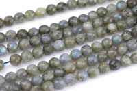 Natural Labradorite Beads Faceted Round 6mm 8mm 10mm 12mm Gemstone Beads