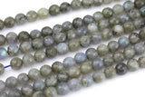 Natural Labradorite, High Quality in Faceted Round- Medium Dark 4mm, 6mm, 8mm, 10mm, 12mm, 14mm Gemstone Beads