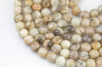 Natural Autumn Jasper, High Quality in Faceted Round, 6mm, 8mm, 10mm, 12mm- Full 15.5 Inch Strand Gemstone Beads