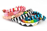 Stretchy Bracelet- Mixed Multicolor Multi Colors - 7-7.5- Wholesale Pricing Enamel Beads