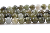 Natural Dark Labradorite Round-6mm, 8mm, 10mm, 12mm- Full 16 inch strand Smooth Gemstone Beads