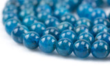 Natural Apatite Round sizes 4mm, 6mm, 8mm, 10mm, 12mm, 14mm- Full 15.5 Inch strand AAA Quality Smooth Gemstone Beads