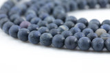 Natural Sodalite, High Quality in Matte Round, 6mm, 8mm, 10mm, 12mm- Full Strand- Gemstone Beads