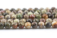 Natural New Ocean Jasper High Quality in Faceted Round 8mm, 10mm, 12mm- Wholesale Pricng- Full 15.5 Inch Strand Gemstone Beads