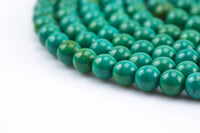 Green Turquoise, High Quality in round, 4-8mm Smooth Gemstone Beads