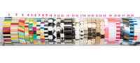 Stretchy Bracelet- Mix Colors - 7-7.5- Wholesale Pricing Enamel Beads